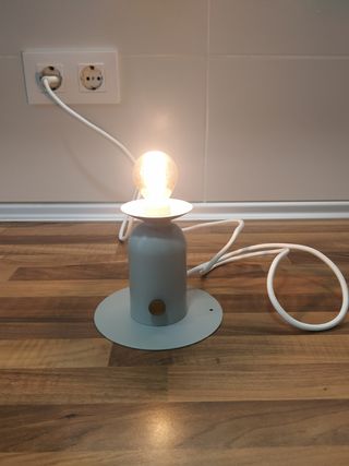 Lámpara verde metal - Moderna