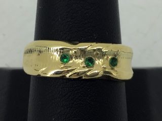 anillo oro 18k con piedra