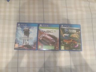 PS4 (PlayStation 4) negra + 3 JUEGOS