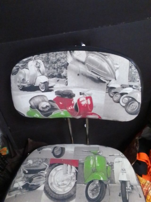 Silla oficina vintage multicolor