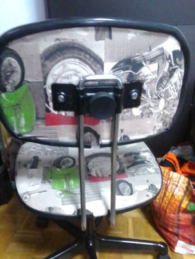 Silla oficina vintage multicolor