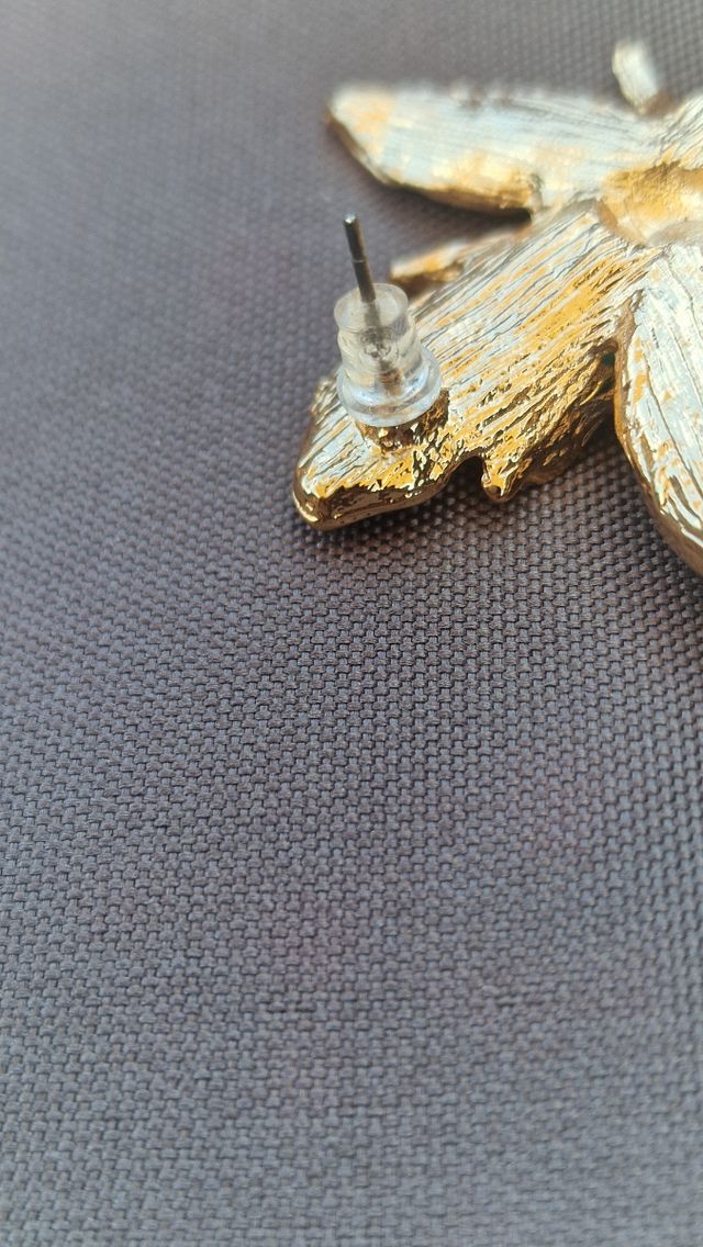 Orecchini Zara - Farfalle Verde Oro