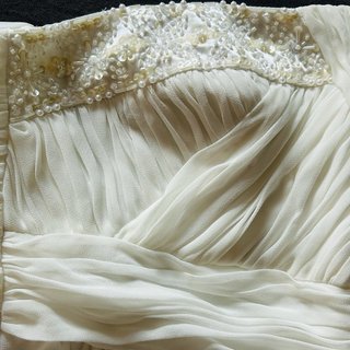 Vestido Blanco Boda- Talla S