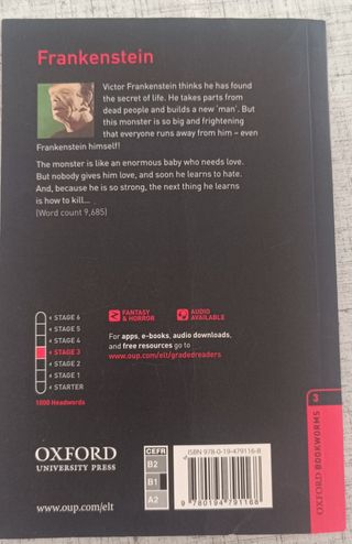 Oxford Bookworms Library: Level 3:: Frankenstei...