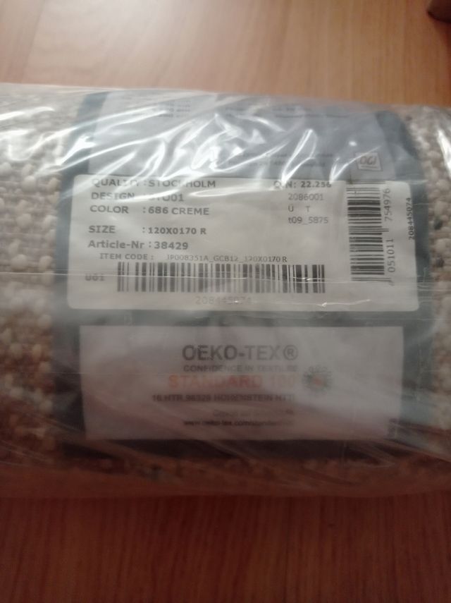 Alfombra 120x170cm Beige