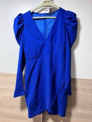 Vestido SHEIN azul electrico boda