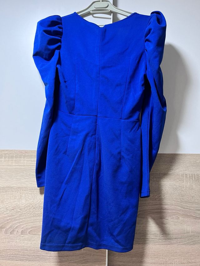 Vestido SHEIN azul electrico boda