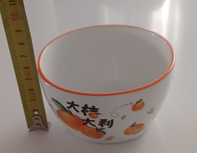 2 Cuencos Cerámica Naranja