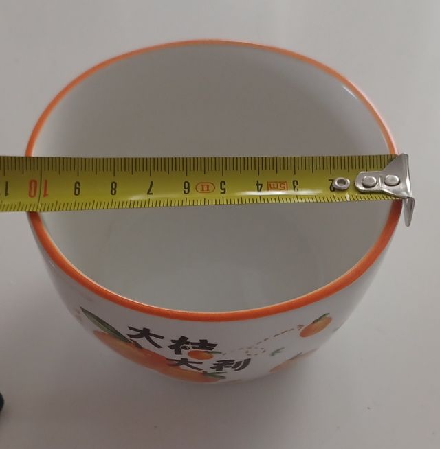 2 Cuencos Cerámica Naranja