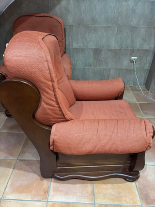 Sofá y sillones madera maciza