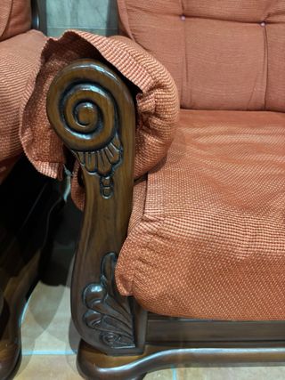 Sofá y sillones madera maciza