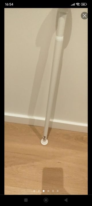 Set de baño: barra cortina y estante de ducha