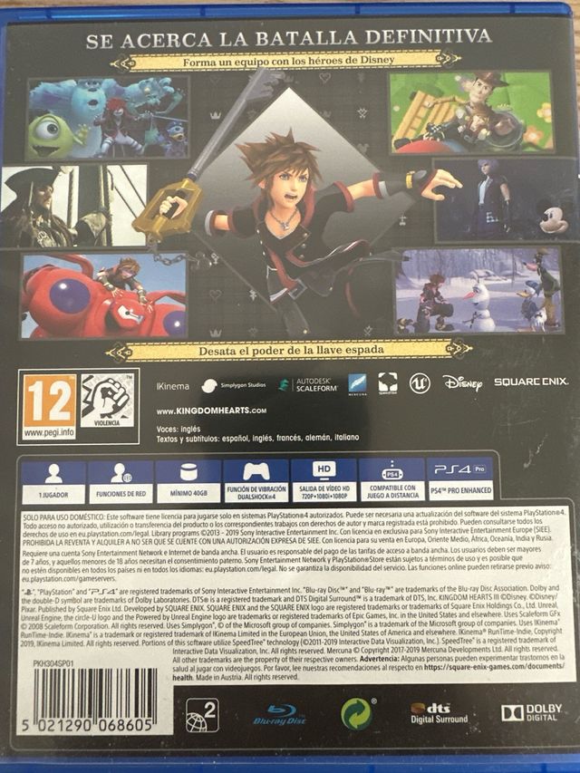 Kingdom Hearts III - PS4