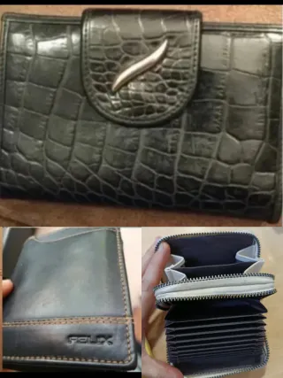 Monedero y Carteras de cuero