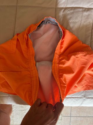 Bañador Zara Hombre L Naranja