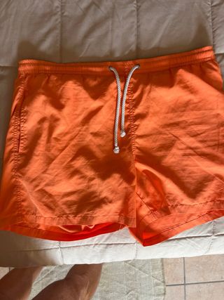 Bañador Zara Hombre L Naranja