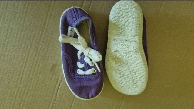 Zapatillas Victoria niño, morado, número 21