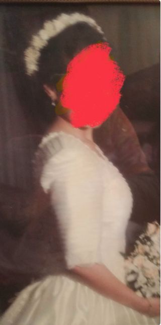 Traje novia blanco
