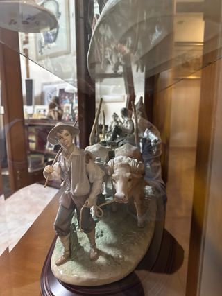 Lladró: Figura carro bueyes