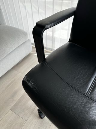 Silla escritorio giratoria negra