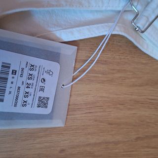 Peto vaquero blanco Pull&Bear XS