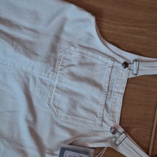 Peto vaquero blanco Pull&Bear XS