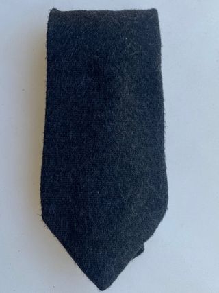 Corbata gris oscuro - Seda & Viscosa Caramelo