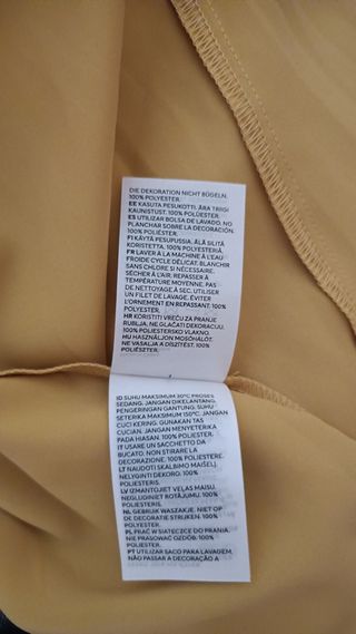Abito giallo oro in satin