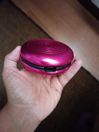 Monedero latón rosa nuevo