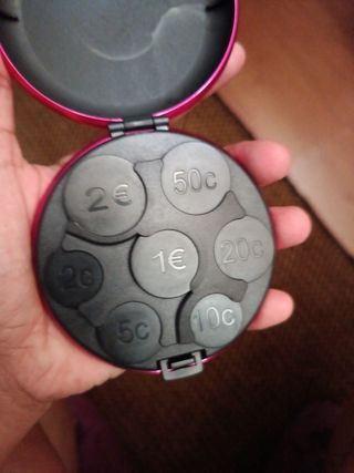 Monedero latón rosa nuevo