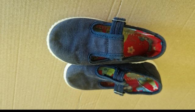 Zapatillas lona niño talla 24