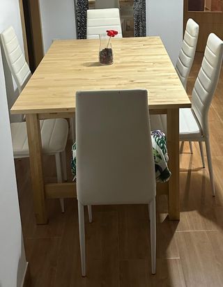 Mesa madera extensible Norden ikea