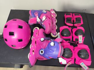 Patines Oxelo niña + protecciones