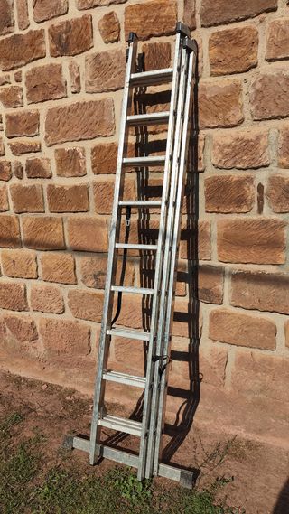 Escalera Aluminio 3x9