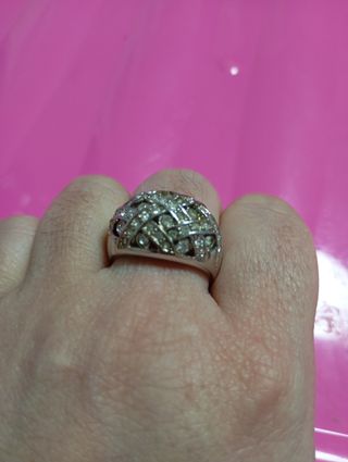 Anillo plata mujer brillante