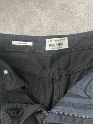 Bermudas negras PULL&BEAR M