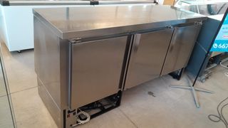 Vitrina refrigerada acero inoxidable