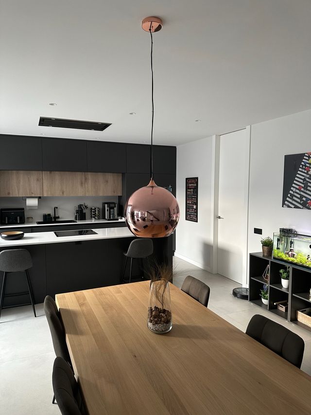 Lampara colgante Tomasucci cobre-rosa