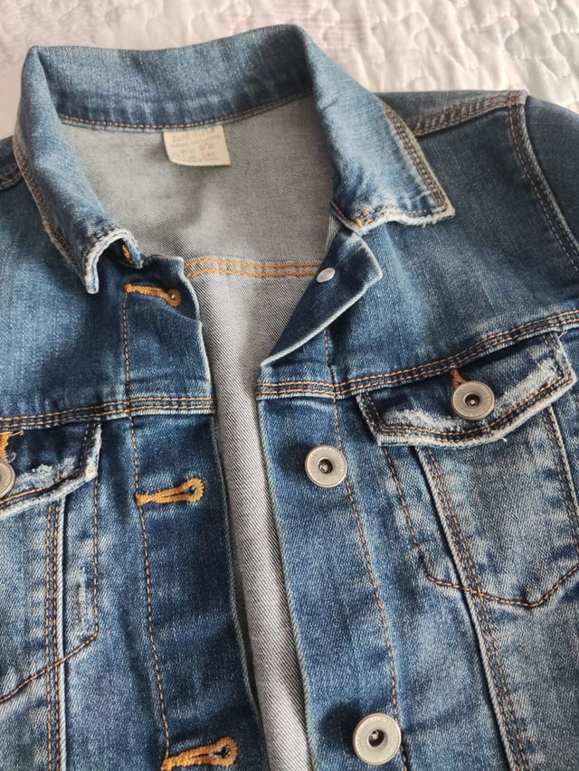 Cazadora vaquera Zara niña, talla 10