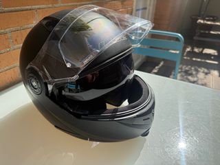 CASCO MOTO LS2 FF370 EASY NEGRO MATE MODULAR