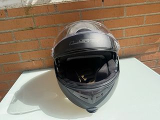 CASCO MOTO LS2 FF370 EASY NEGRO MATE MODULAR