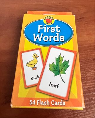 Flashcards First Words - Aprende Inglés