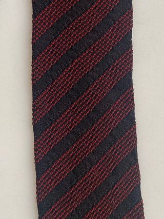 Corbata recta punta cuadrada Santa Eulalia seda 