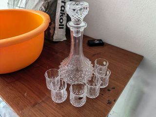 Set bicchieri cristallo 