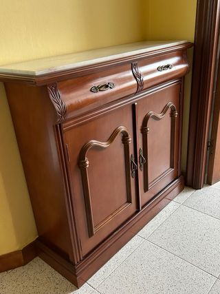 Mueble o aparador entrada marmol-madera [URGENTE]
