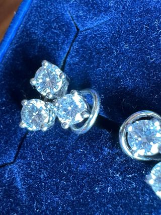 Pendientes Diamantes Narurales 
