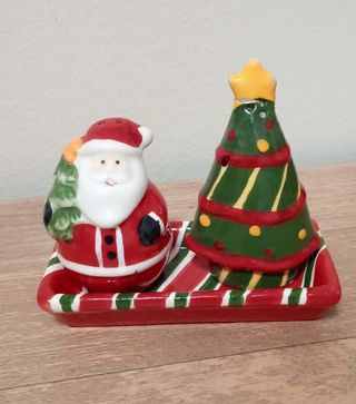 Salero y pimentero Navidad 
