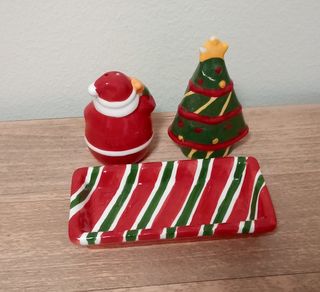 Salero y pimentero Navidad 
