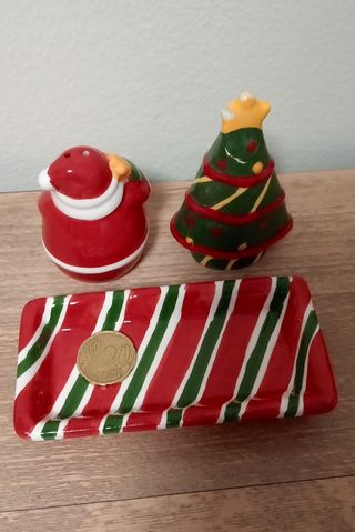 Salero y pimentero Navidad 
