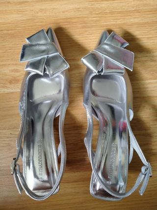Zapatos Stradivarius Plata